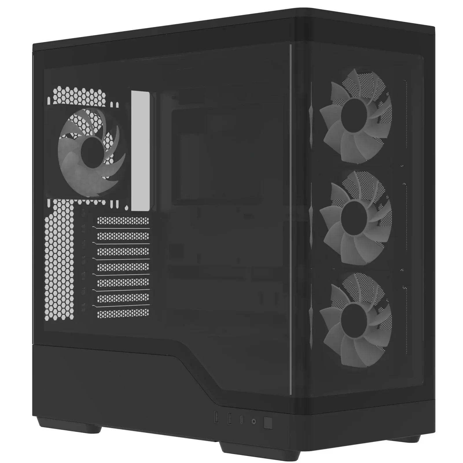 Корпус AeroCool P500A-BK-v1 Black (ACCM-PN08143.11) UA