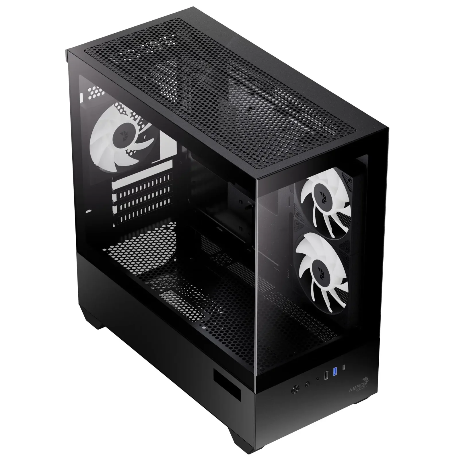 Корпус AeroCool P300D Digi-G-BK-v1 Black (ACCS-PN05033.11) UA