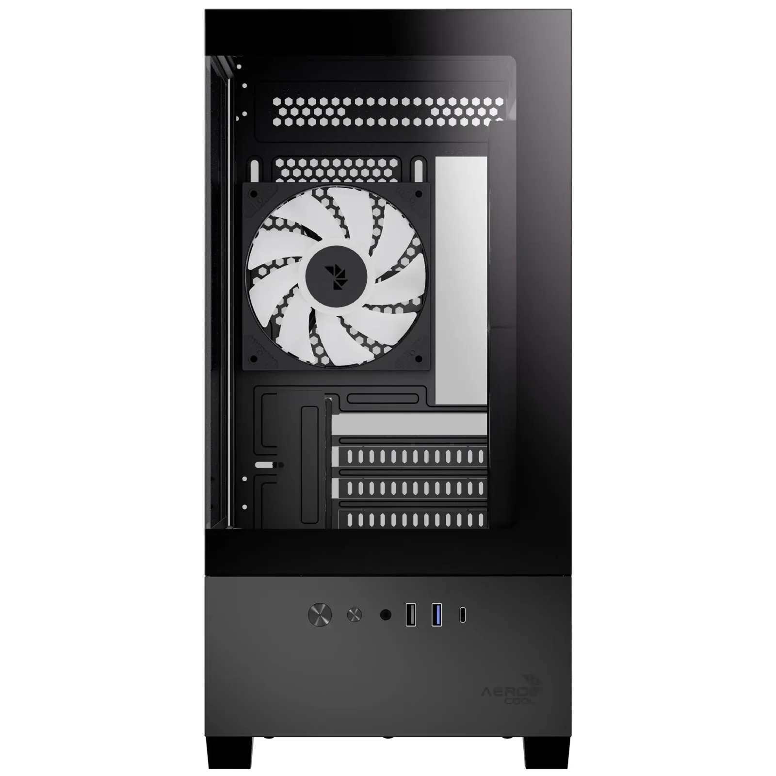 Корпус AeroCool P300D Digi-G-BK-v1 Black (ACCS-PN05033.11) UA