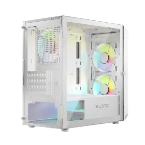 Корпус LogicConcept Portos ARGB Mini White без БП (AM-PORTOS-20-0000000-0002) UA