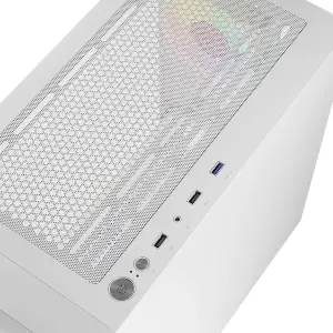 Корпус LogicConcept Portos ARGB Mini White без БП (AM-PORTOS-20-0000000-0002) UA