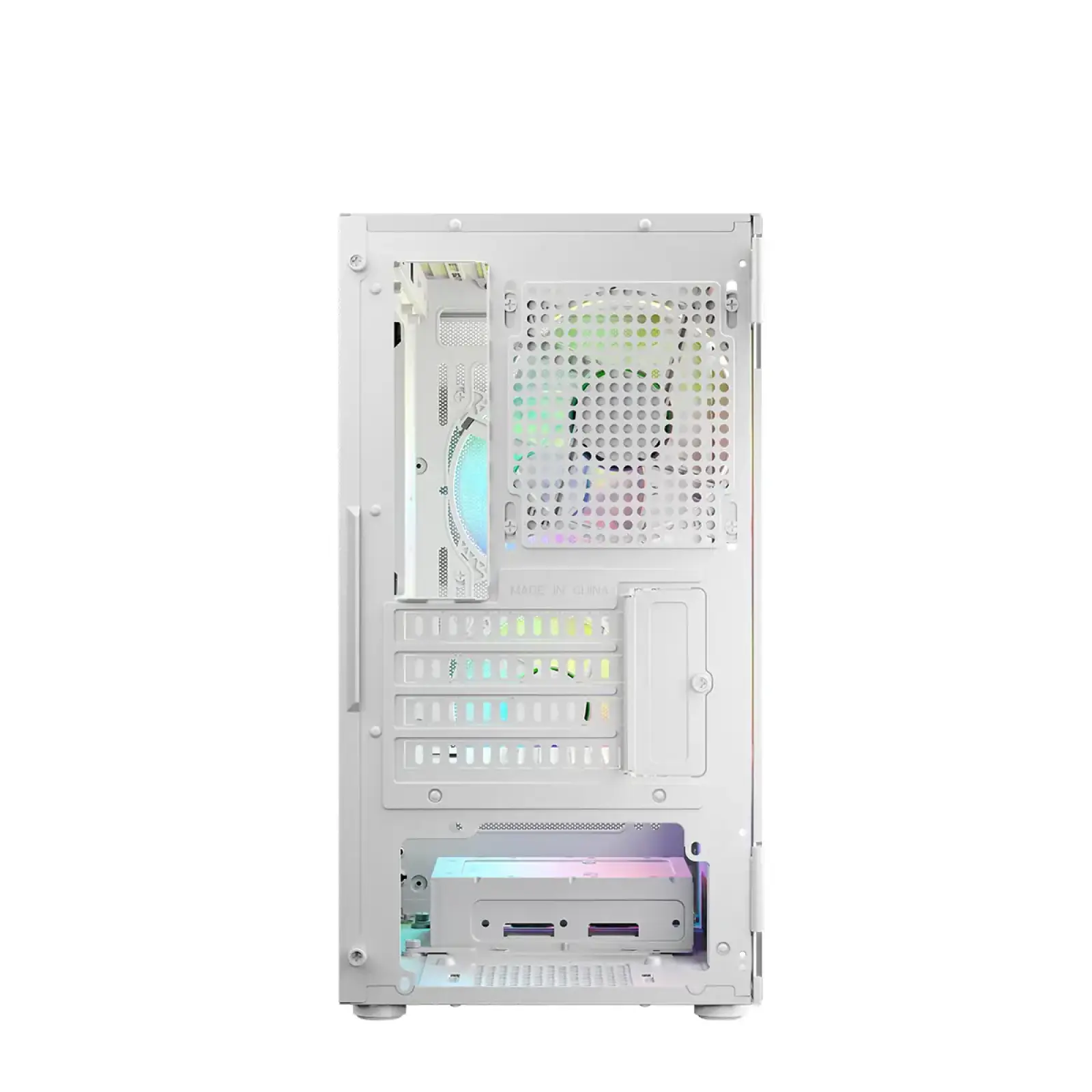 Корпус LogicConcept Portos ARGB Mini White без БП (AM-PORTOS-20-0000000-0002) UA