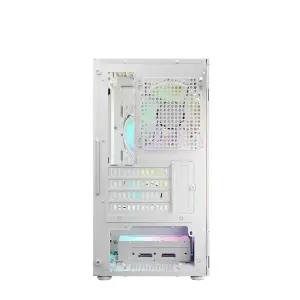 Корпус LogicConcept Portos ARGB Mini White без БП (AM-PORTOS-20-0000000-0002) UA