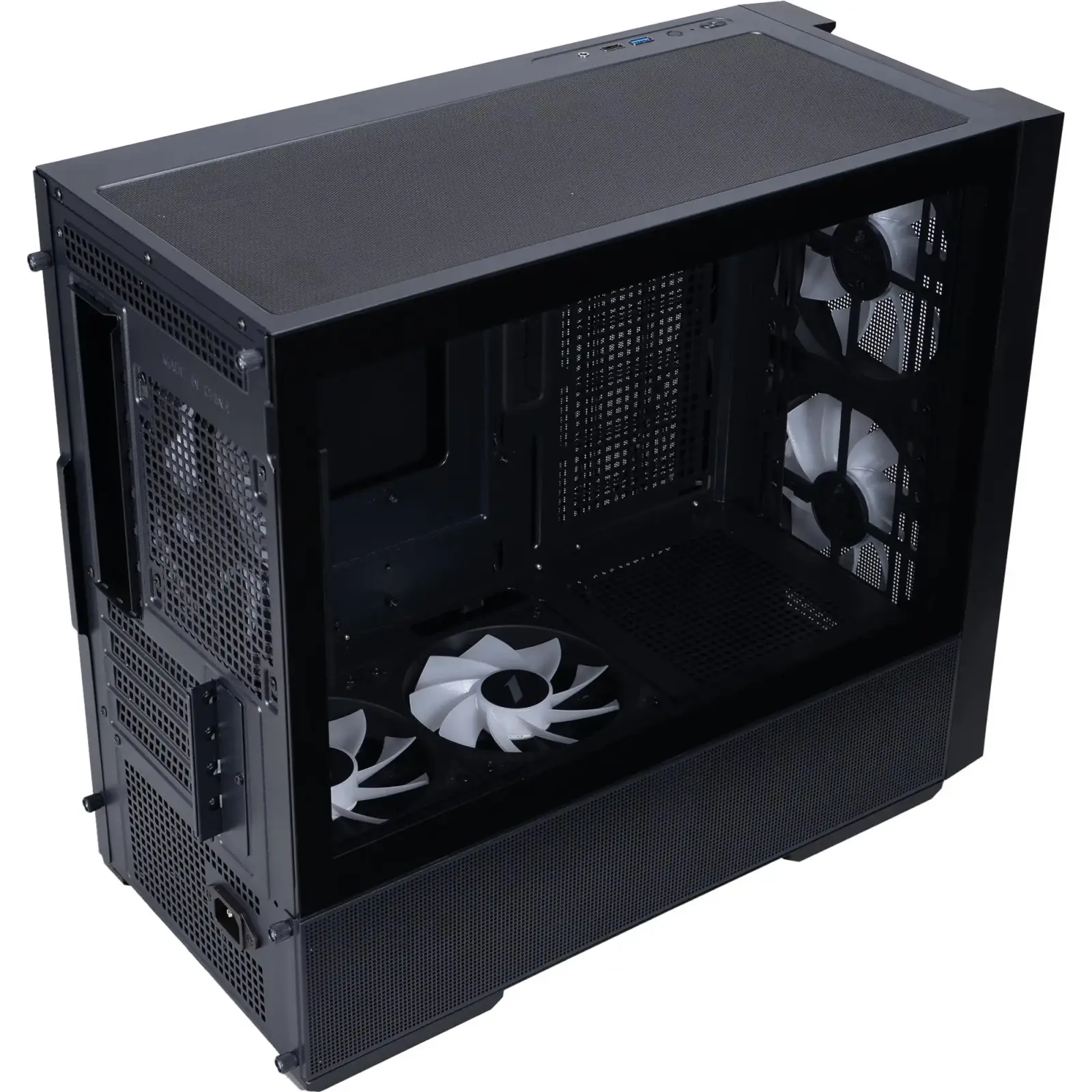 Корпус 1stPlayer AU6-BK-2FA7-14-2FA7R-1FA7 Black UA