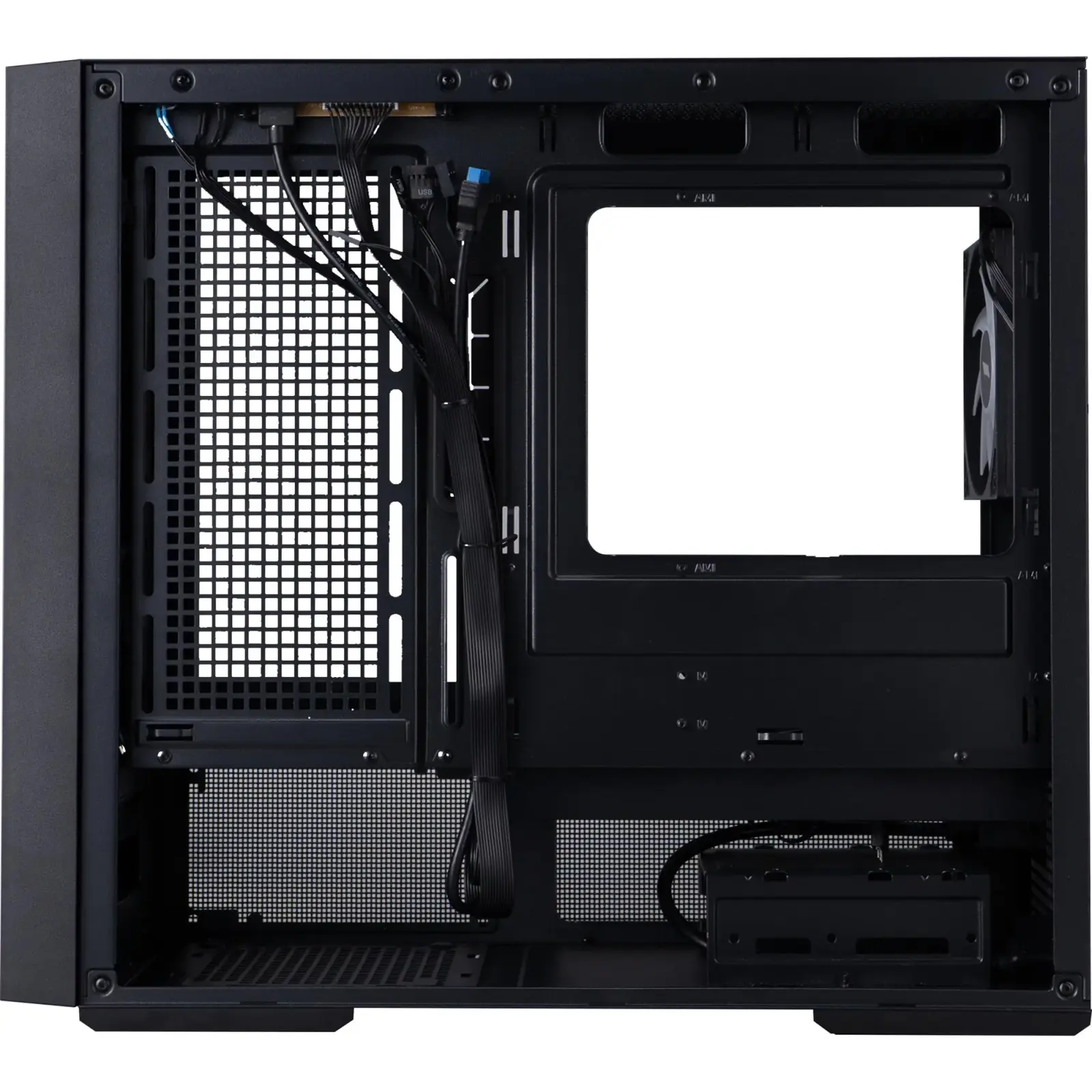 Корпус 1stPlayer AU6-BK-2FA7-14-2FA7R-1FA7 Black UA