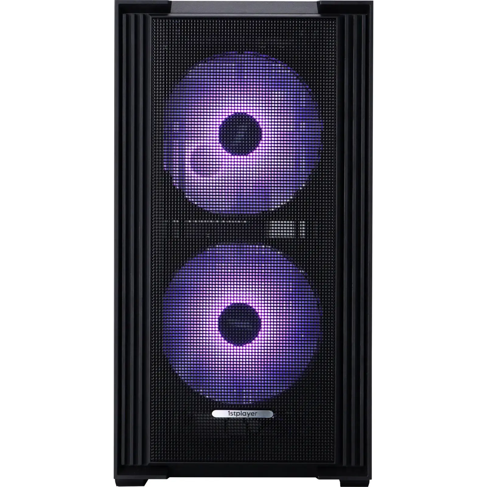 Корпус 1stPlayer AU6-BK-2FA7-14-2FA7R-1FA7 Black UA