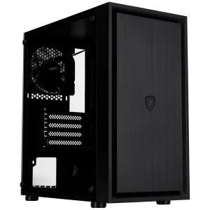Корпус 1stPlayer B5-M-BK-3F Black без БЖ UA