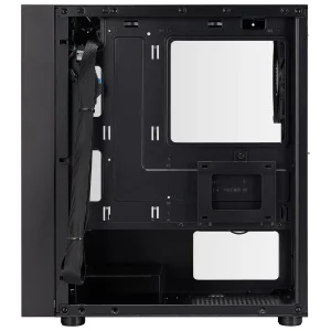Корпус 1stPlayer B5-M-BK-3F Black без БЖ UA
