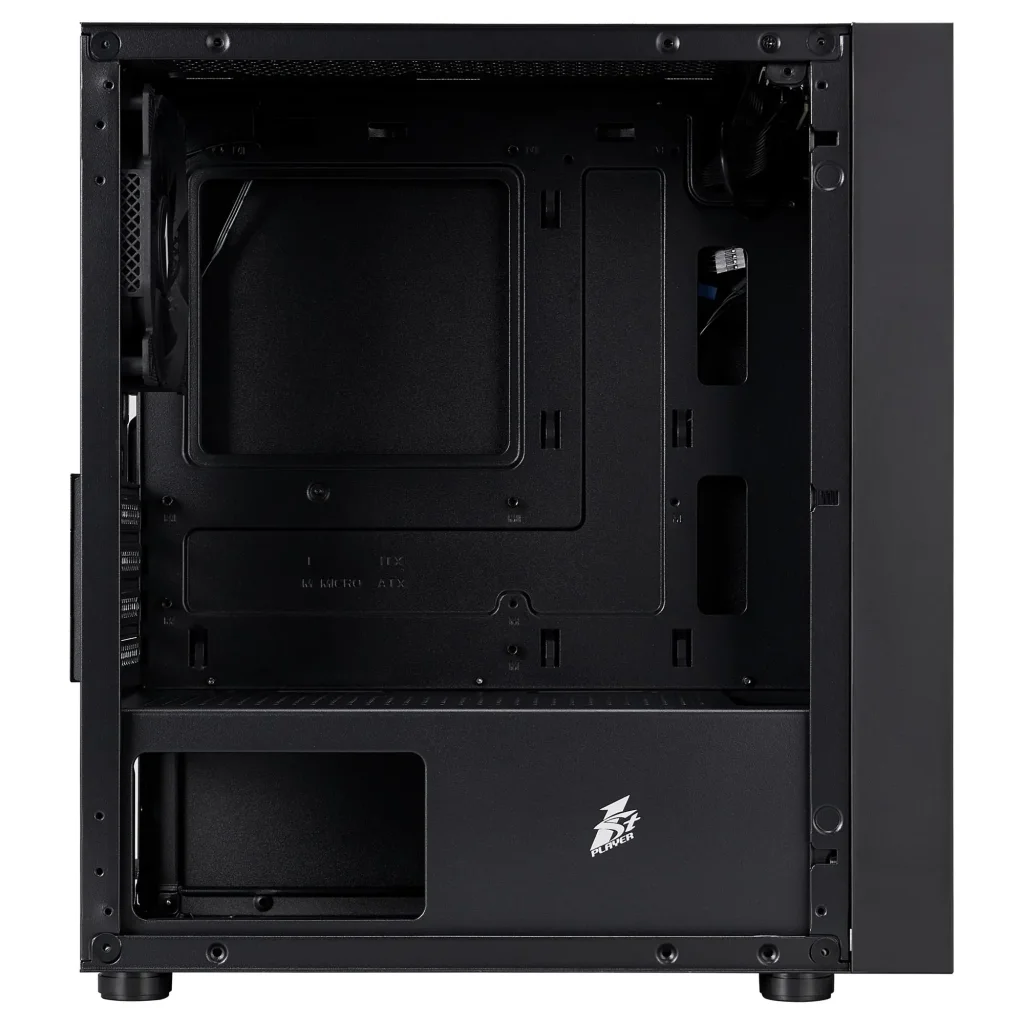 Корпус 1stPlayer B5-M-BK-3F Black без БЖ UA