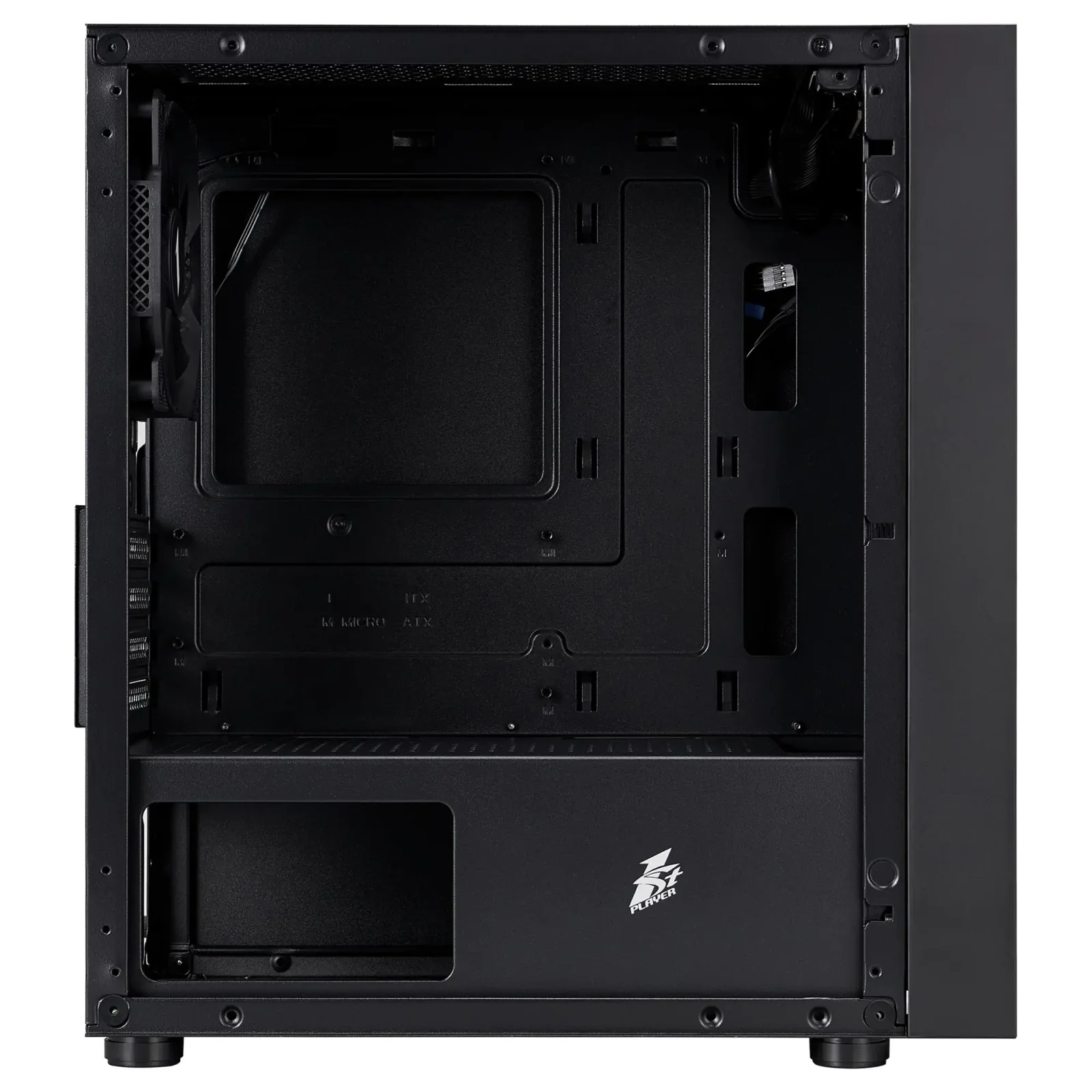 Корпус 1stPlayer B5-M-BK-3F Black без БП UA