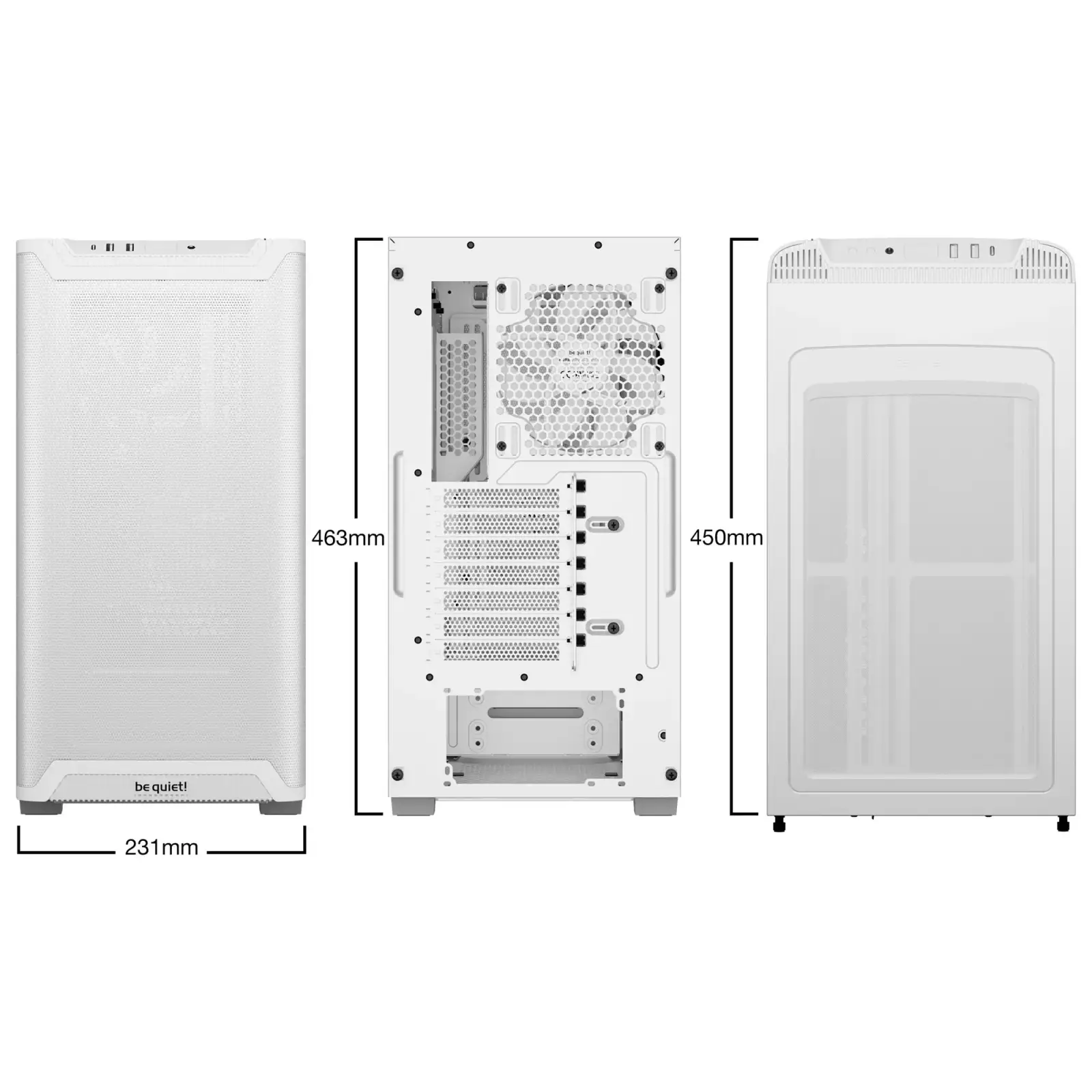 Корпус be quiet! Pure Base 501 Airflow White (BG075) UA