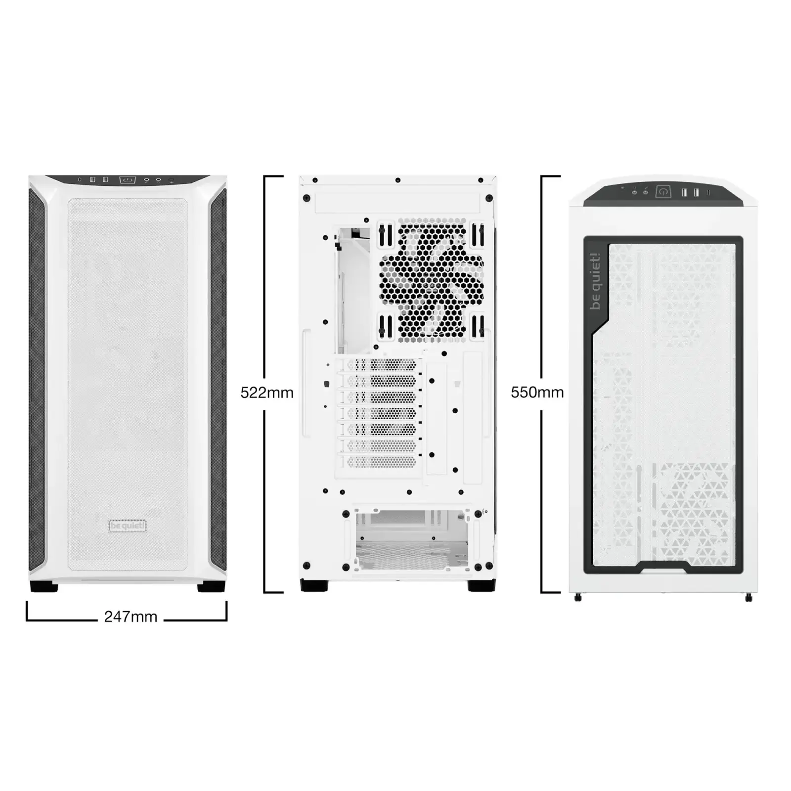 Корпус be quiet! Shadow Base 800 DX White (BGW62) UA