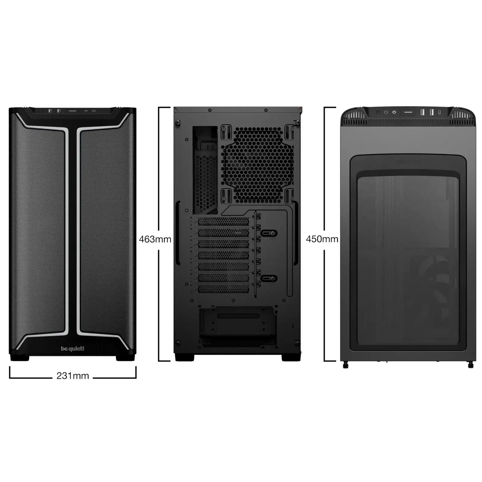 Корпус be quiet! Pure Base 501 DX Black (BGW76) UA
