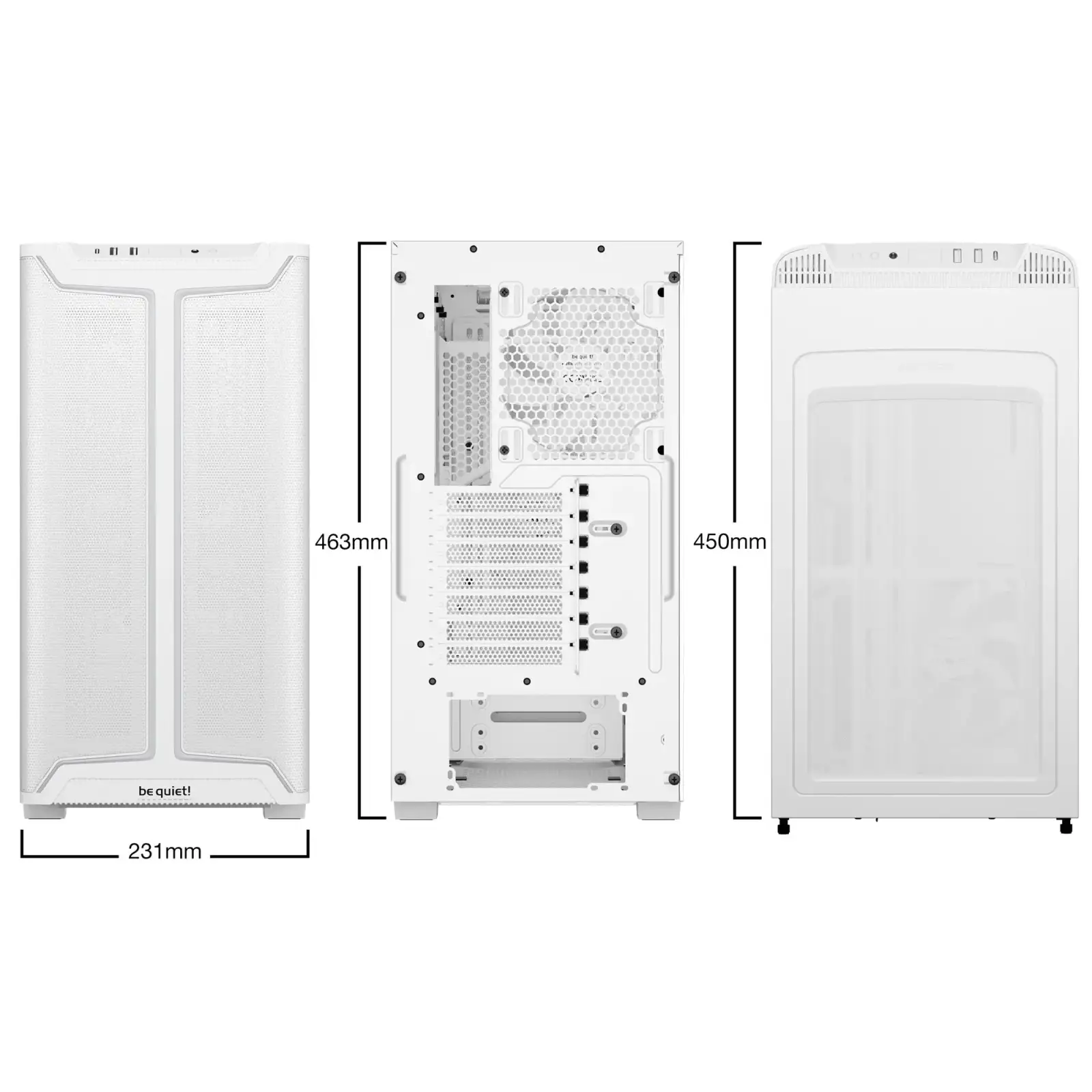 Корпус be quiet! Pure Base 501 DX White (BGW77) UA