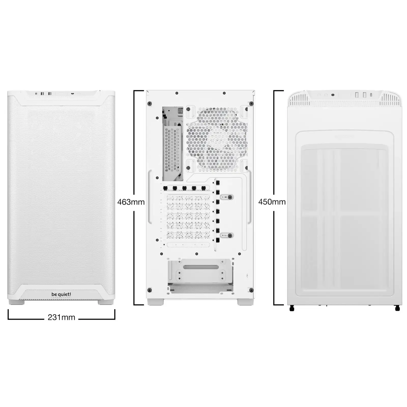 Корпус be quiet! Pure Base 501 LX White (BGW79) UA