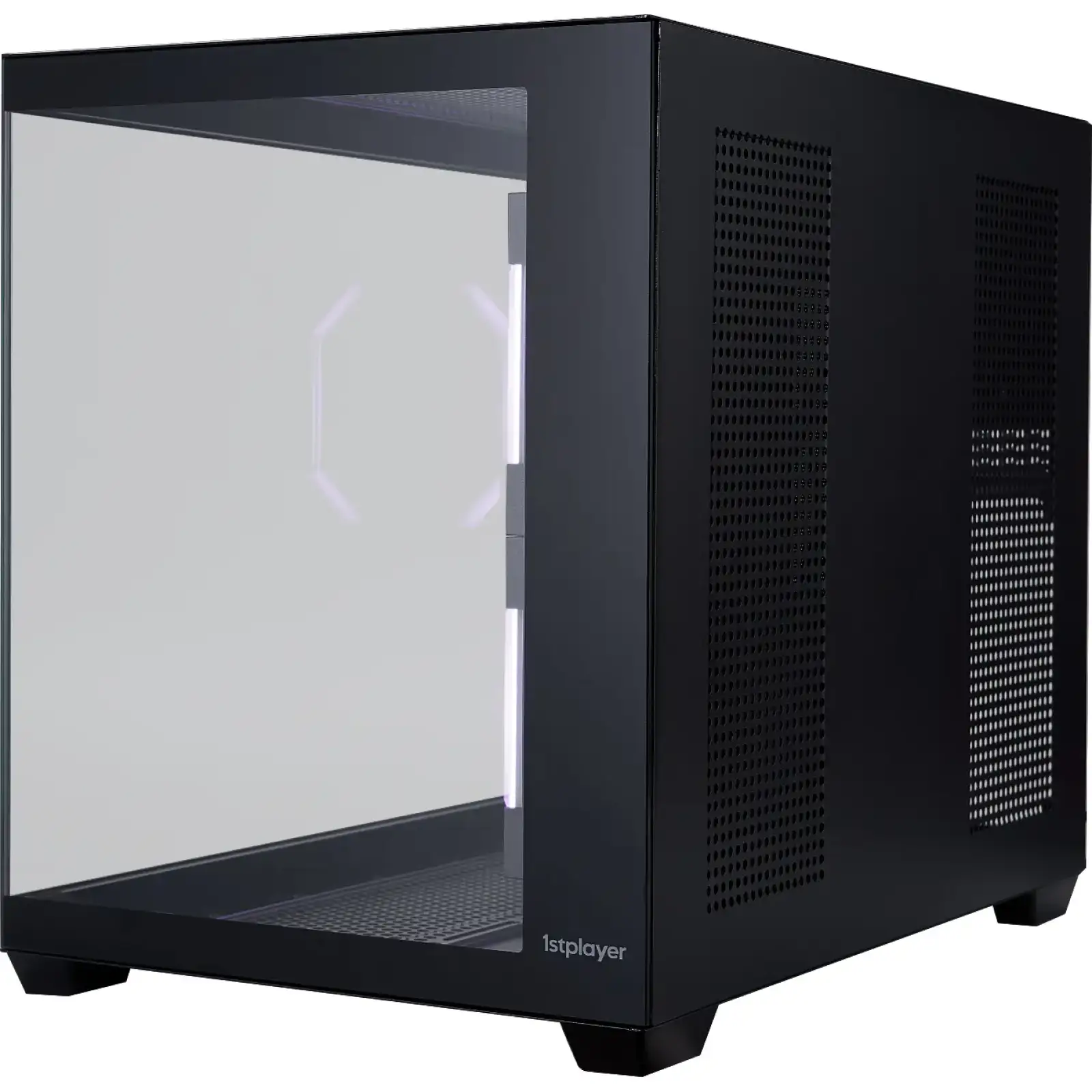 Корпус 1stPlayer BV6-BK-2FH7R-1FH7 Black UA