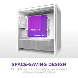 Корпус NZXT H3 Flow White без БЖ (CC-H31FW-01) UA