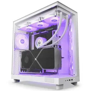 Корпус NZXT H6 Flow RGB White (CC-H61FW-R1) без БП UA
