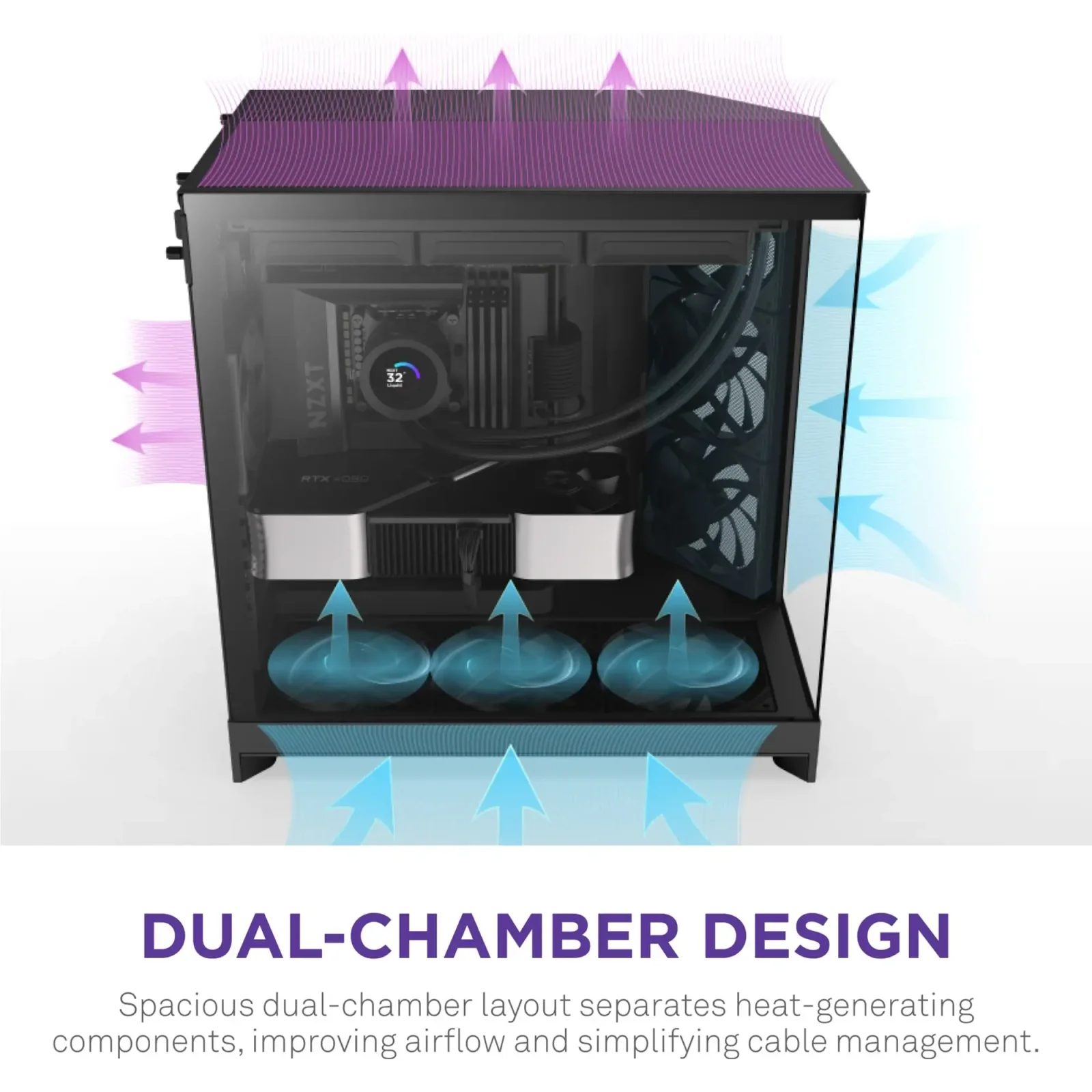 Корпус NZXT H9 Flow Black без БП (CM-H92FB-01) UA