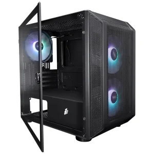 Корпус 1stPlayer D3-BK-3F7-14 Black без БП UA