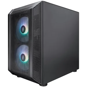 Корпус 1stPlayer D3-BK-3F7-14 Black без БП UA
