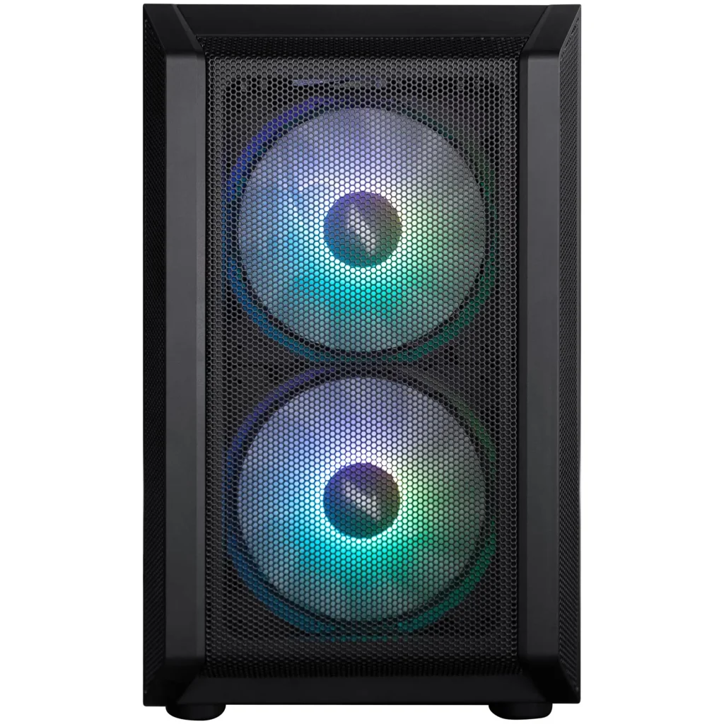 Корпус 1stPlayer D3-BK-3F7-14 Black без БП UA