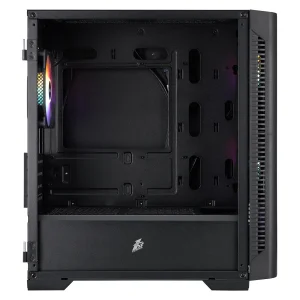 Корпус 1stPlayer D4-M-BK-2F1P-1F1 Black UA