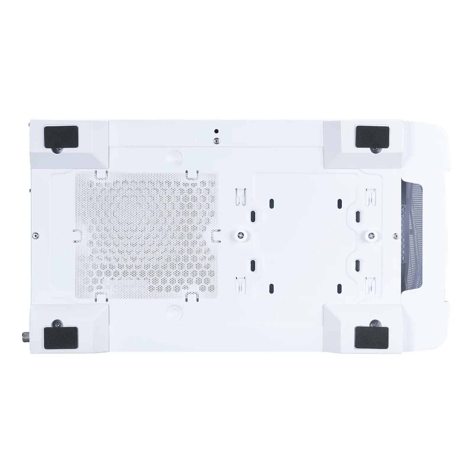 Корпус 1stPlayer D4-M-WH-2F1P-W-1F1-W White UA