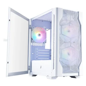 Корпус 1stPlayer D4-M-WH-2F1P-W-1F1-W White UA