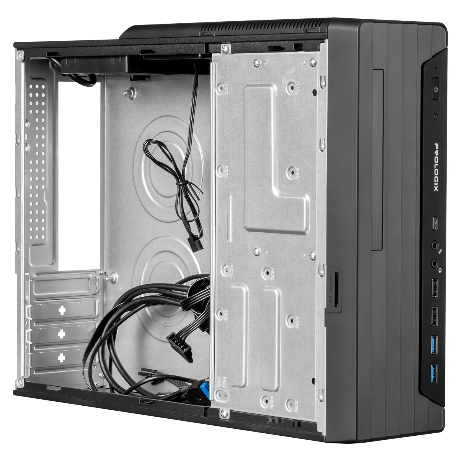 Корпус Prologix E117 Slim 400W Black UA