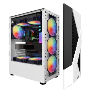 Корпус 1stPlayer F3-A-WH-4F1-PS-600FK-EU White 600W UA
