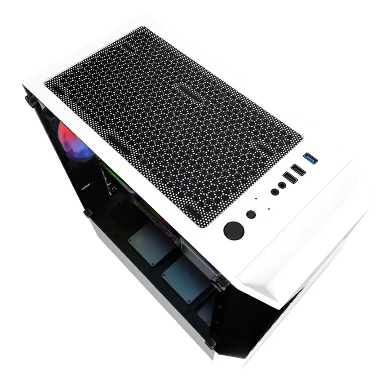 Корпус 1stPlayer F3-A-WH-4F1-PS-600FK-EU White 600W UA
