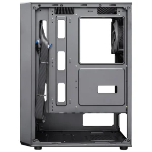 Корпус 1stPlayer FD3-BK-4F7 Black без БП UA