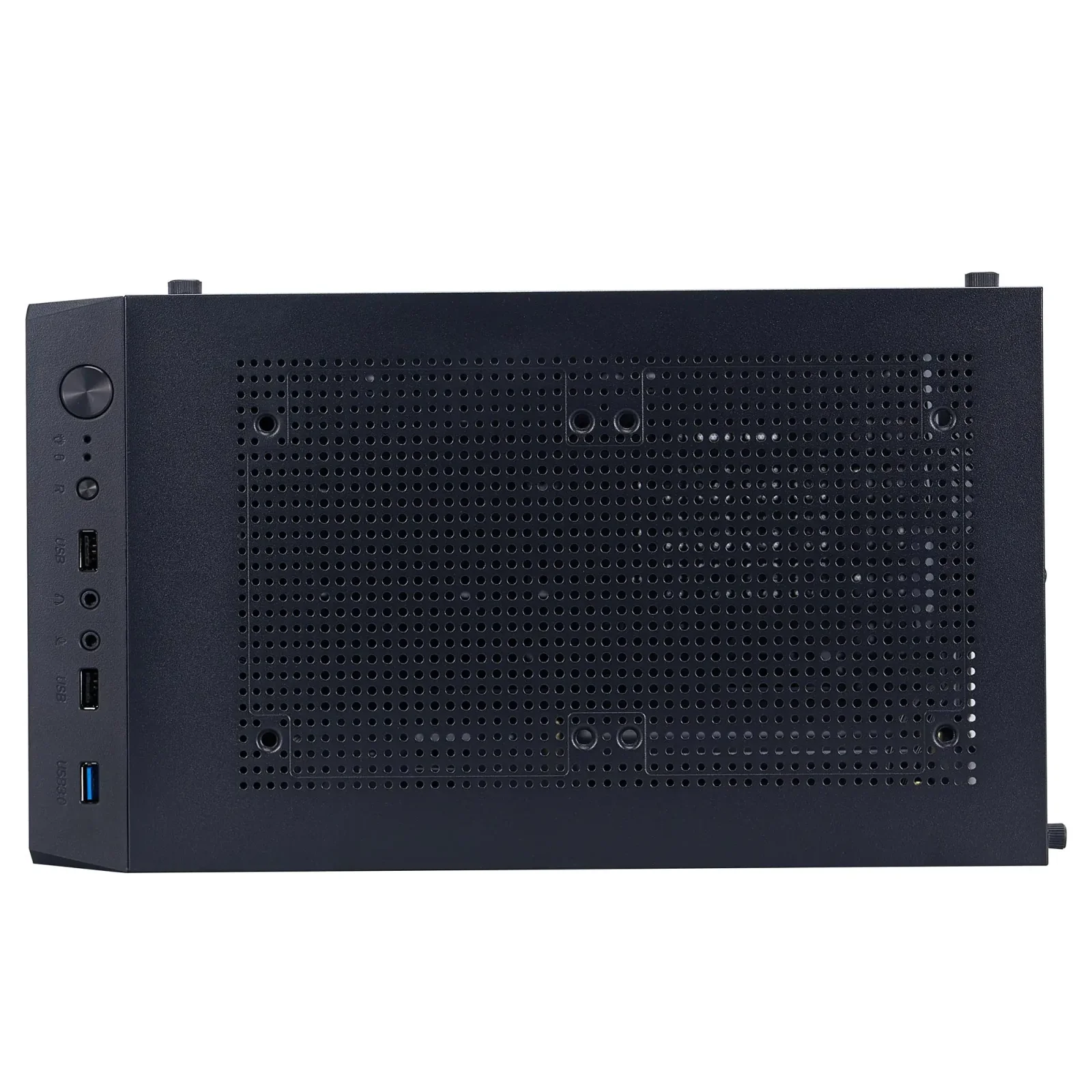 Корпус 1stPlayer FD3-M-BK-4F7 Black без БП UA