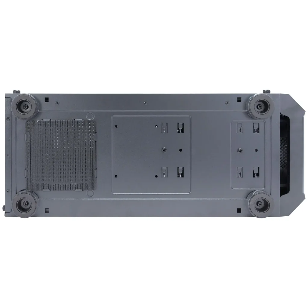 Корпус 1stPlayer FD5-M-BK-4F1 Black без БЖ UA