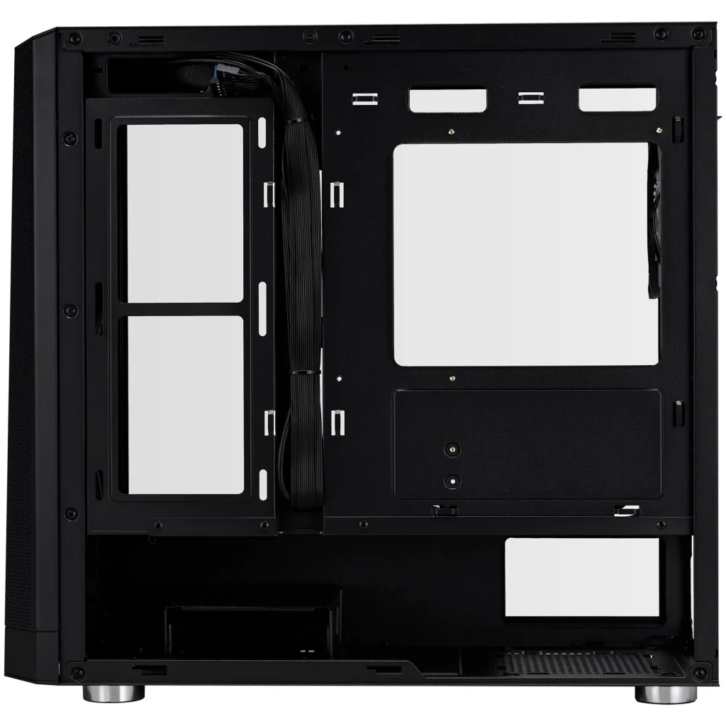 Корпус 1stPlayer FD5-M-BK-4F1 Black без БЖ UA