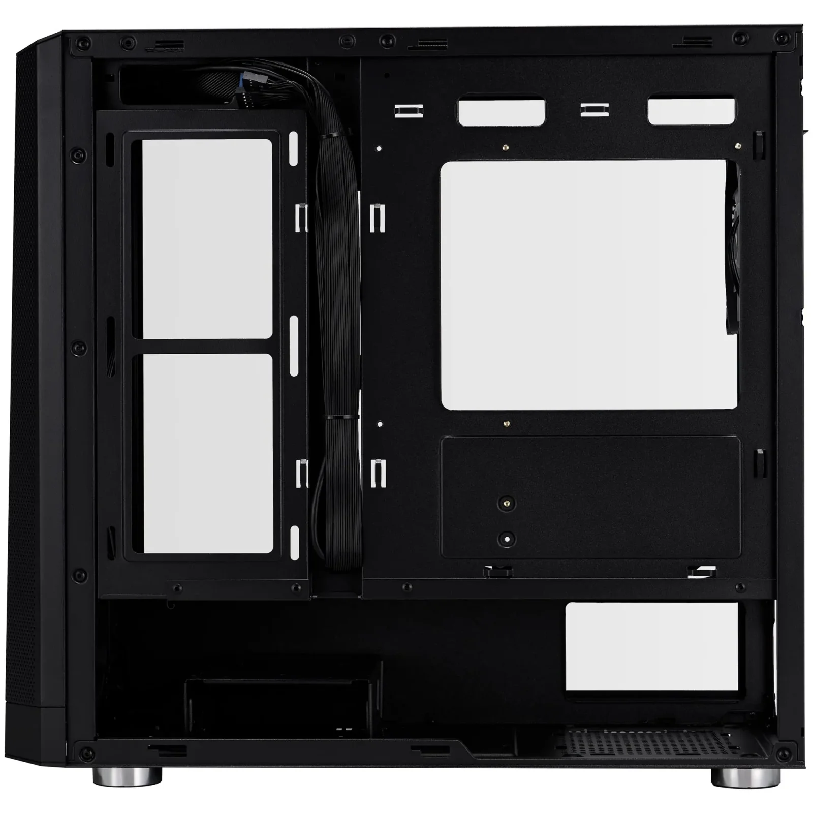 Корпус 1stPlayer FD5-M-BK-4F1 Black без БЖ UA