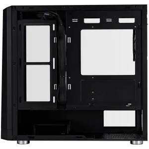 Корпус 1stPlayer FD5-M-BK-4F1 Black без БЖ UA