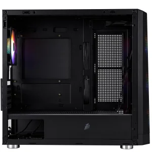 Корпус 1stPlayer FD5-M-BK-4F1 Black без БЖ UA