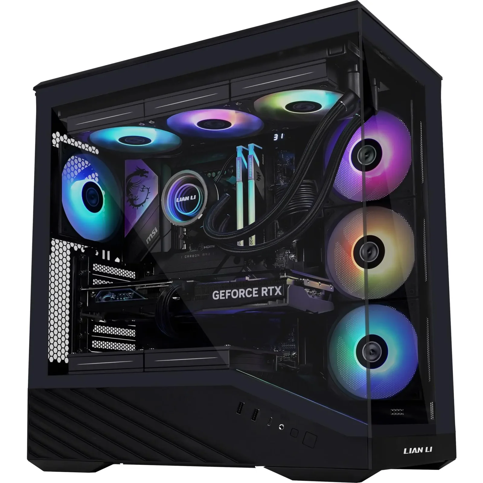 Корпус Lian Li Vector V100 Black (G99.V100X.00) без БЖ UA