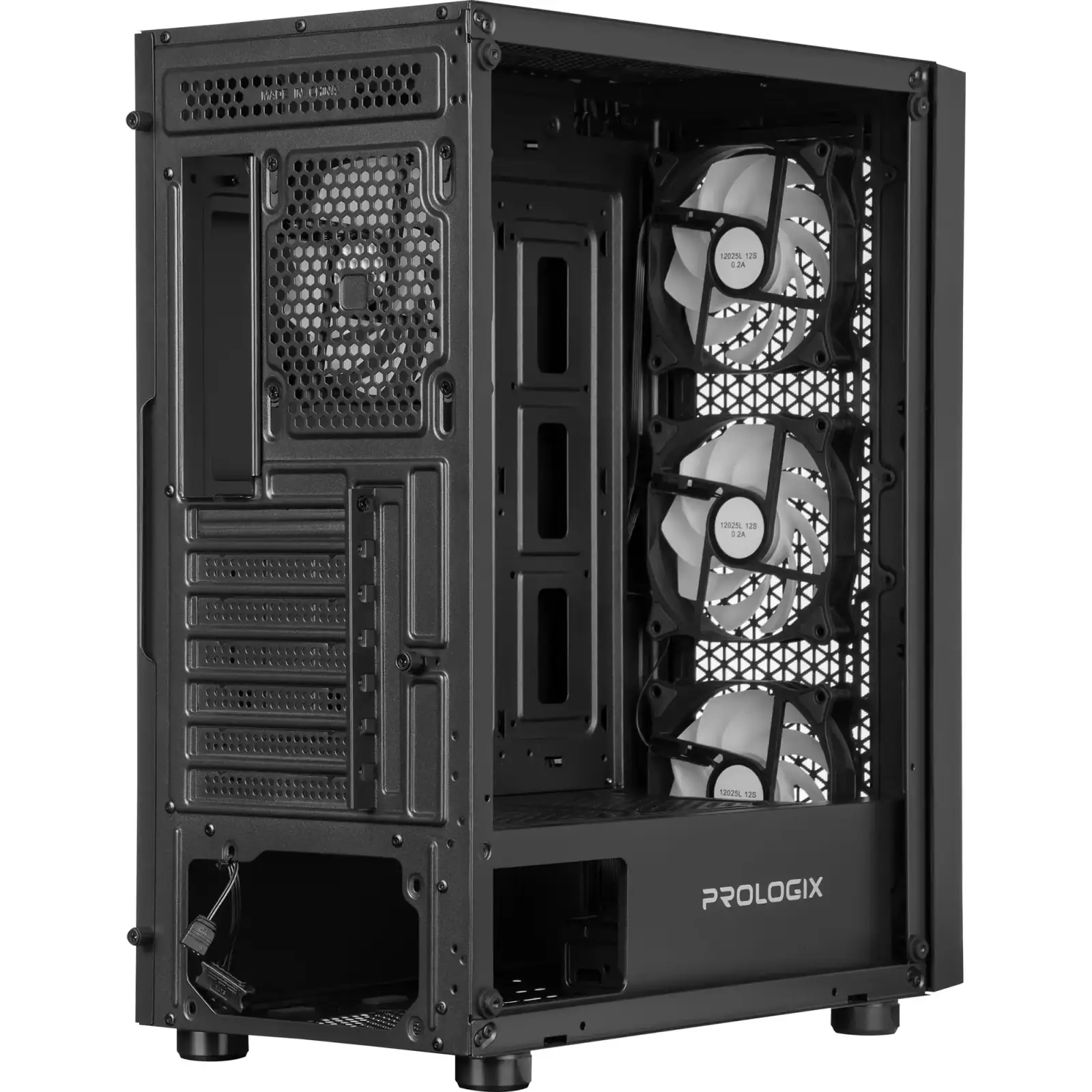 Корпус Prologix Glower GM-07RBA Black UA