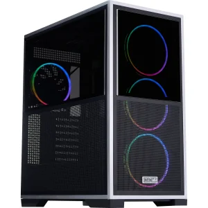 Корпус 1stPlayer IF8-BK-4FO7-14 Black UA