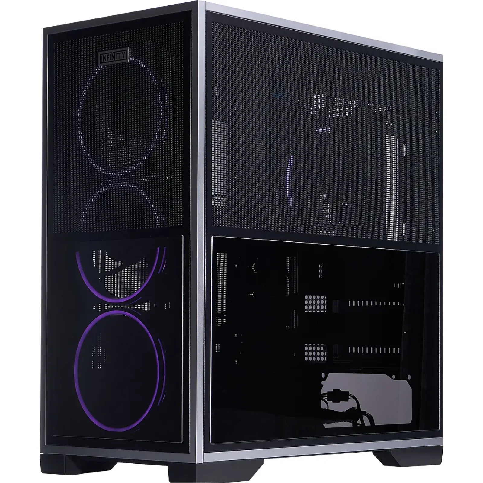 Корпус 1stPlayer IF8-BK-4FO7-14 Black UA