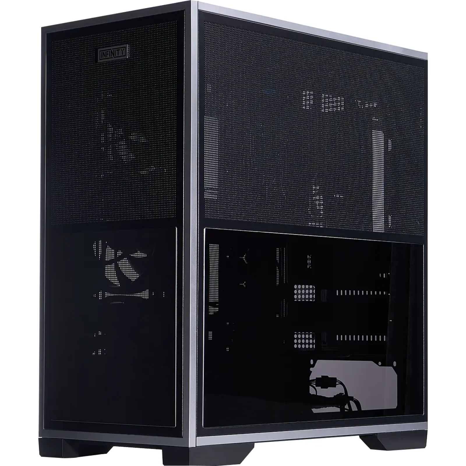 Корпус 1stPlayer IF8-BK-4FO7-14 Black UA