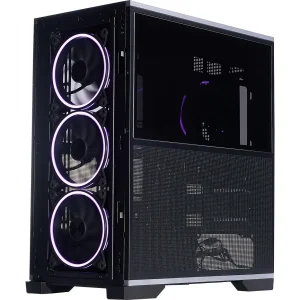 Корпус 1stPlayer IF8-BK-4FO7-14 Black UA