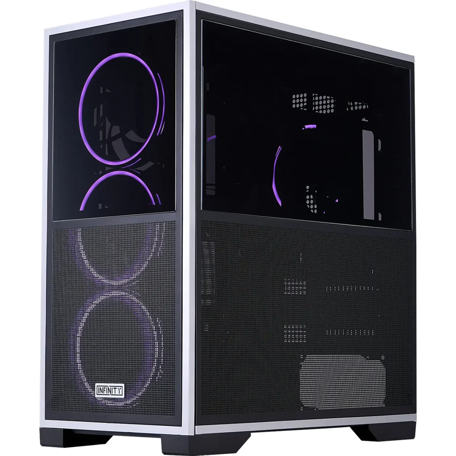 Корпус 1stPlayer IF8-BK-4FO7-14 Black UA