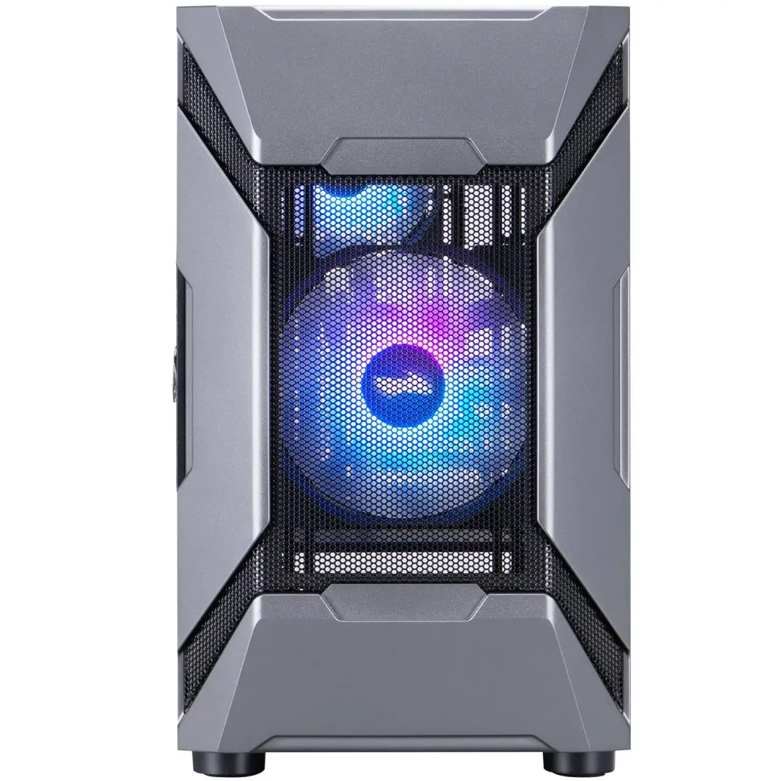 Корпус 1stPlayer D3-A-BK-1F7-14-1F7 Black без БЖ UA