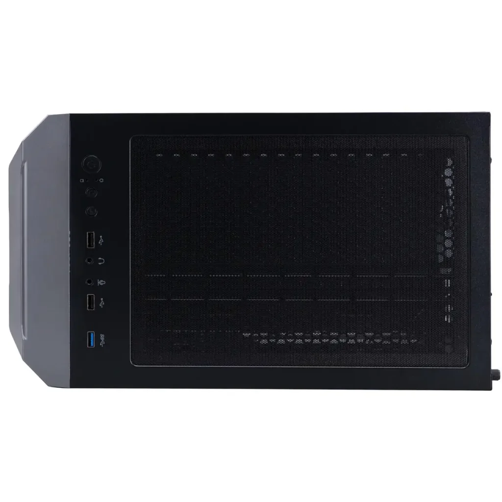 Корпус 1stPlayer D3-A-BK-1F7-14-1F7 Black без БП UA