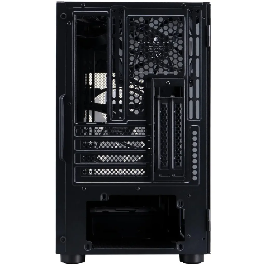 Корпус 1stPlayer D3-A-BK-1F7-14-1F7 Black без БП UA