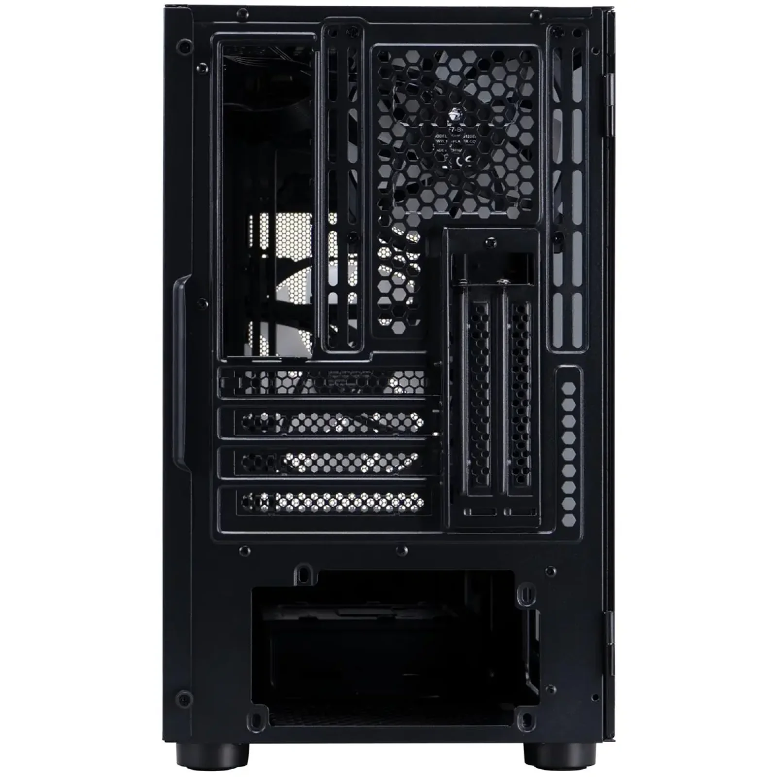 Корпус 1stPlayer D3-A-BK-1F7-14-1F7 Black без БЖ UA